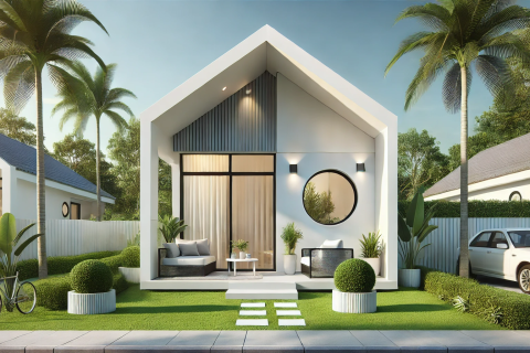 Mẫu nhà cấp 4 ở nông thôn đơn giản, đẹp, tiết kiệm chi phí