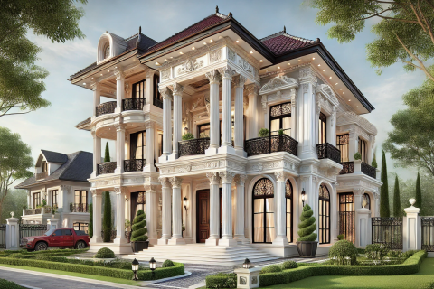 Nhà tân cổ điển 2 tầng: xu hướng kiến trúc được ưa chuộng tại Việt Nam
