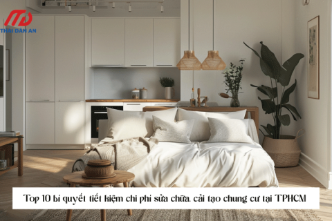 Top 10 bí quyết tiết kiệm chi phí sửa chữa, cải tạo chung cư tại TPHCM 